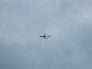 a plane takes off from some airport in Taipei probably